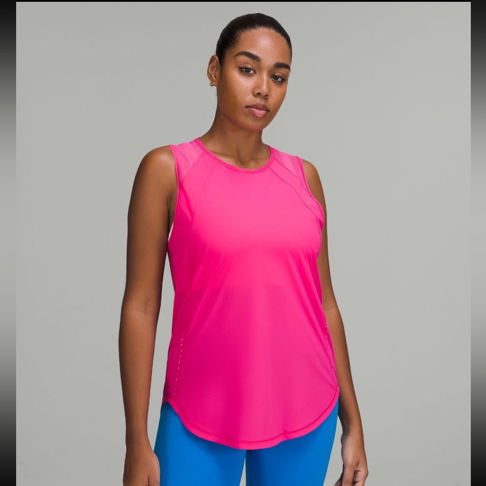 NWT Lululemon sonic pink sculpt tank size 8